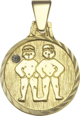 Produktbild von Uni Anhänger Sternzeichen Zwillinge 333 Gold