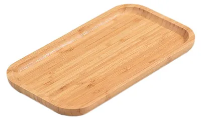 Immagine prodotto di CHENGZI, vassoi rettangolari in bambù e legno, dimensioni 36x15x2 cm