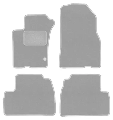 Immagine prodotto di Tappetini in moquette per Mercedes ML W163 1998-2005 (SUV) – set 4 pezzi, grigi, su misura – Wielganizator OSLO