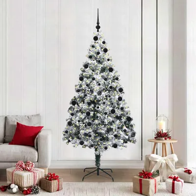 Immagine prodotto di Maison Exclusive - Albero di Natale artificiale, colore bianco, altezza 210 cm