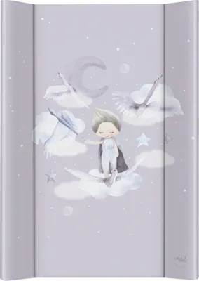 Obrázek produktu pro CEBA BABY Podložka přebalovací 2-hranná měkká (50x70) Basic Wild Swans