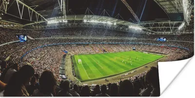 Produktbild von MuchoWow® Poster Stadion - Öffentlich - Fußball 80x40 cm - Wanddeko