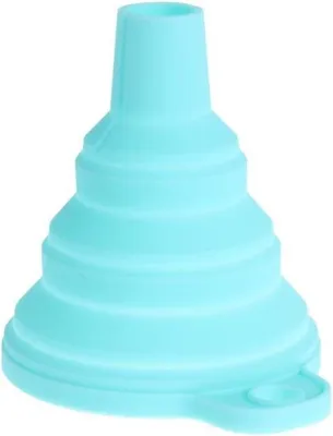 Immagine prodotto di Imbuto in silicone pieghevole | Utensile da cucina | Per liquidi | Piccolo | Blu