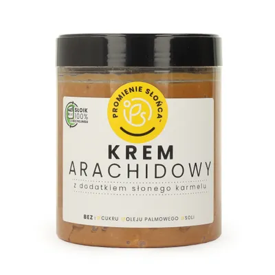 Zdjęcie produktu dla Krem z Orzechów Ziemnych / Arachidowy z Słonym Karmelem 500 g