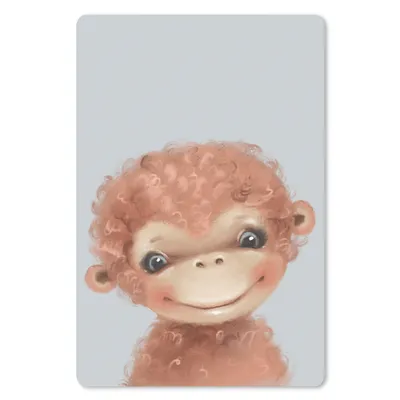Produktbild von MuchoWow® Mauspad Mousepad Affe - Kinder - Tier 18x27 cm - Mousepads - Maus Mat - Pad - Mausunterlage