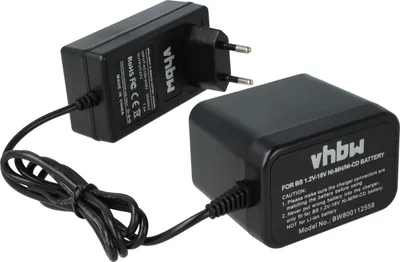 Produktbild von vhbw Ladegerät kompatibel mit Bosch GDR 4 V-LI, GDR50, GDS 14.4V, GDR 14.4V, GDS 18 V, GDR 18 V, GDR 9.6V, GDR 90, GDR 4 V Werkzeug Akkus, 1,2 V