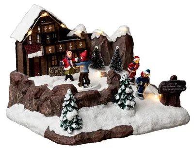 Produktbild von Weihnachtsdorf Eisbahn, mit LED-Beleuchtung