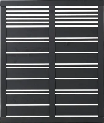 Produktbild von Plus Sichtschutzelement Silence 120 x 140 cm schwarz