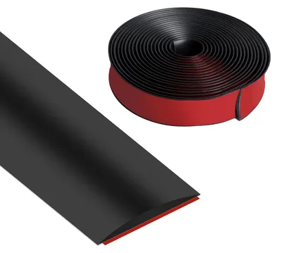 Imagen del producto de Perfil de transición autoadhesivo, 4 cm x 6 m, de vinilo, para suelos