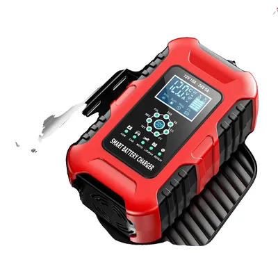 Produktbild von Auto-Batterieladegerät, 12V 10A Ausgang, 24V 5A Ausgang, 7-Stufen-Ladung, Polaritätsschutz, Überspannungsschutz