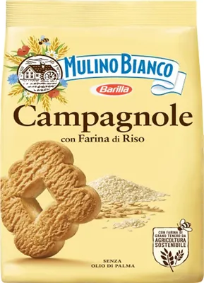 Produktbild von MULINO BIANCO Campagnole Mürbekekse mit Reismehl 700g x 3 Pack