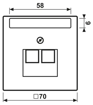 Immagine prodotto di IAE/UAE d - Piastra UAE / IAE (ISDN) LS969-2NAUAWWM