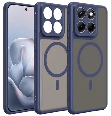 Produktbild von Magnet-Case für Motorola Edge 70 Fusion Hülle Magsafe Schutzhülle Stoßfest TPU-Rahmen starker Magnetring, Blau
