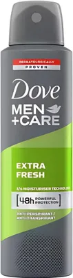 Obrázok produktu pre Dove - Dezodorant - Extra Fresh pre mužov - Svieža vôňa a ochrana - 150 ml - 1 kus