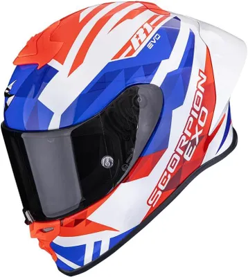 Produktbild von SCORPION EXO-R1 EVO II AIR VALERE Weiß-Rot-Blau L