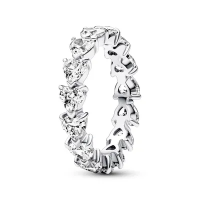 Obrázok produktu pre Pandora Heart Row Eternity Ring 193103C01 Dámsky prsteň, veľkosť prsteňa:52