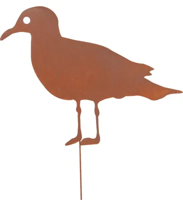 Produktbild von UNUS® Gartenstecker Möwe Rostoptik Gartenstecker Gartendekoration