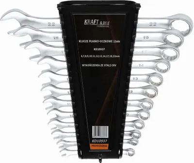 Obrázek produktu pro Klíče očkoploché Kraft&Dele KD10937, 12 ks
