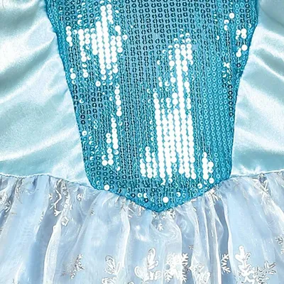 Produktbild von Fiestas Guirca - Schneeprinzessin-Kostüm-Kleid für Mädchen FG908 (104) (Blau)