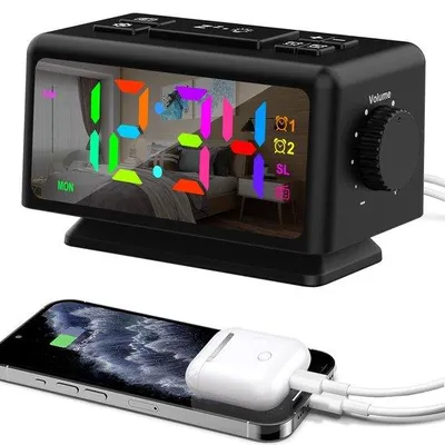 Zdjęcie produktu dla Solidchoice - cyfrowy budzik z radio FM