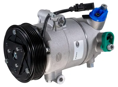 Image de Compresseur de climatisation 12 V, Ø 110 mm, HELLA Thermo-Expertise, notamment pour SKODA FABIA