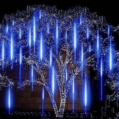 Obrázek produktu pro LED rampouchy 10ks - 6m, 480LED, IP44, modrá