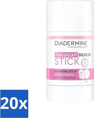Immagine prodotto di Diadermine – Essential Care – Stick detergente – Kombucha – 40 g - Confezione risparmio - 20 pezzi