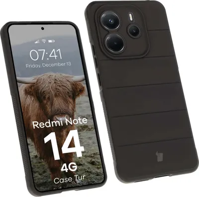 Produktbild von Robuste Handyhülle für Xiaomi Redmi Note 14 4G, Bizon Case Tur, Schwarz