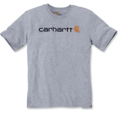 Image de T-shirt en coton DEARBORN RELAXED T.M - gris - CARHARTT - S1103361EC5M