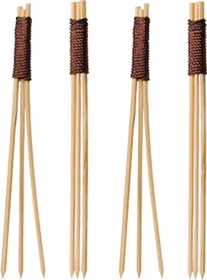 Produktbild von 100 Papstar Fingerfood - Spieße 9 cm Triple 87146