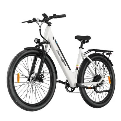Produktbild von Elektro‑Fahrrad C28 für den Stadtverkehr, 36 V 20 Ah, 250 W, 29‑Zoll, maximale Tragfähigkeit 120 kg, mechanische Scheibenbremsen, weiß