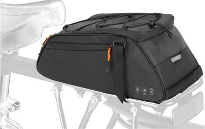 Produktbild von Unyqoos® Multifunktionale wasserdichte Fahrradtasche 10 L – als Gepäckträger-, Rucksack-, Schulter- & Brusttasche, 900D Oxford/PU, reflektierend