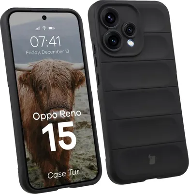 Produktbild von Robuste Handyhülle für Oppo Reno 15, Bizon Case Tur, Schwarz