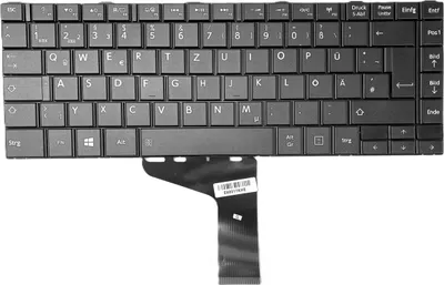 Zdjęcie produktu dla GERMAN - Czarna klawiatura kompatybilna z Toshiba Satellite C40D-A101E C40D-A100E