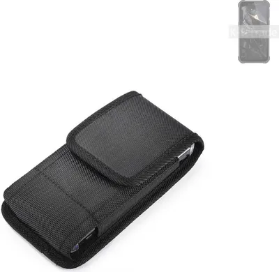 Produktbild von Holster Gürteltasche kompatibel mit Oukitel WP20 Pro Holster Gürtel Tasche wasserabweisend Handy Hülle Schutz Hülle Outdoor schwarz K-S-Trade