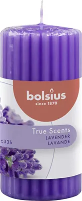 Produktbild von Bolsius Duft-Stumpenkerze Lavendel