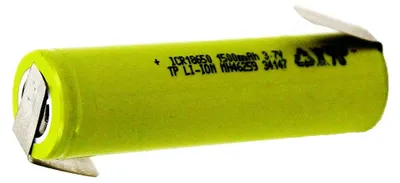 Produktbild von TP  ICR 18650- 3,6 V / 20 A 1500 mAh Akku mit Lötfahne Z