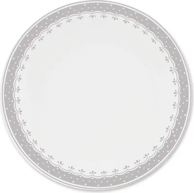 Produktbild von Leander Flacher Teller, 26 cm, HyggeLine, grau, Leander, Tschechisches Porzellan