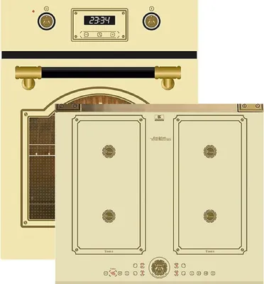 Produktbild von Kaiser Küchengeräte Induktions Herd-Set EH 4796 ElfAD Einbaubackofen 45 cm +KCT 6745 FI ElfAD Induktionskochfeld