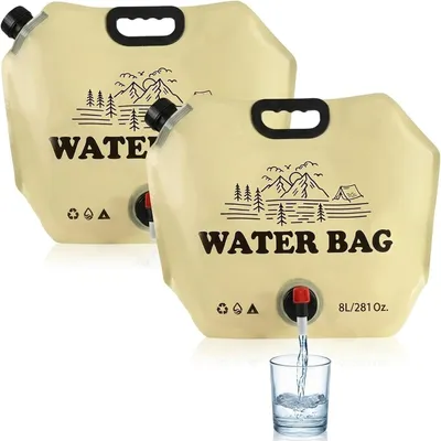 Produktbild von faltbarer Wasserkanister 8 Liter, auslaufsicher, BPA-frei, für Camping