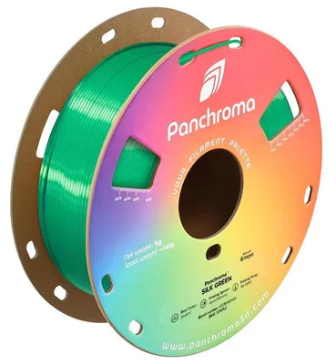 Image de Panchroma™ PLA Silk, Couleur:Silk Green, Taille du filament:1.75mm, Poids:1 kg
