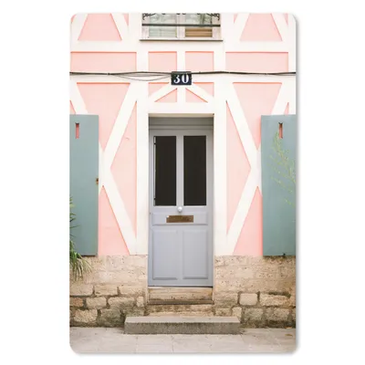 Produktbild von MuchoWow® Mauspad Mousepad Rosa - Tür - Architektur - Haus 40x60 cm - Mousepads - Maus Mat - Pad - Mausunterlage - Schreibtisch Accesoire