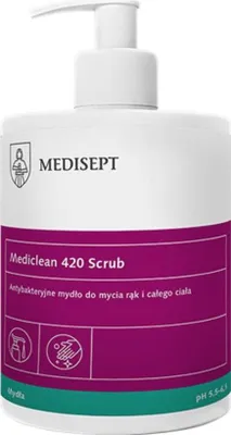 Immagine prodotto di Sapone antibatterico Mediclean 420 Scrub 500 ml Medisept