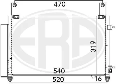 Produktbild von ERA 667032 Kondensator Klimaanlage Klimakondensator für CHEVROLET MATIZ (M200, M250) +Trockner
