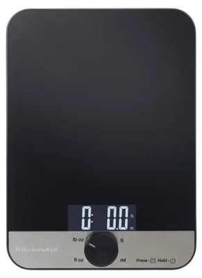 Immagine prodotto di KitchenAid KQ908G bilancia da cucina Nero Superficie piana Rettangolo Bilancia da cucina elettronica