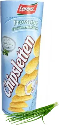 Zdjęcie produktu dla Chipsletten Chipsy ziemniaczane fromage ze szczypiorkiem 100 g