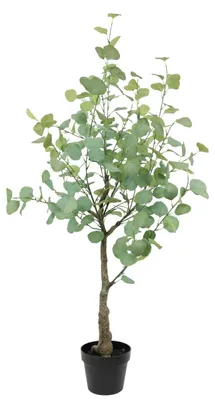 Produktbild von Kunstbaum Eukalyptus im Topf Pflanze Deko Strauch Busch Eukalyptusstamm Eukalypt