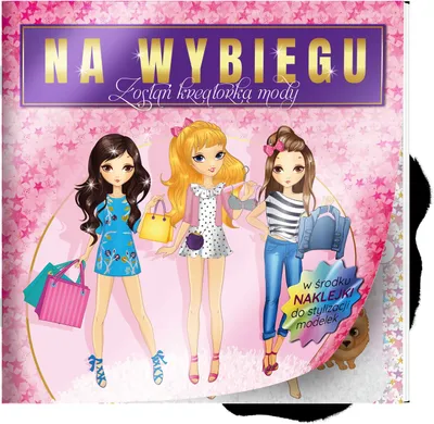 Produktbild von Kolorowanka Stylizacja Modelek z Naklejkami