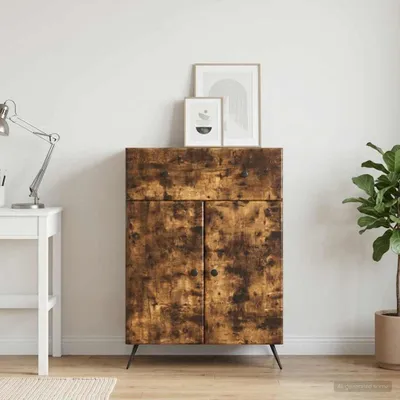 Obrázek produktu pro Komoda vidaXL, barva dubového dřeva, 66 x 34,5 x 90 cm, materiál: dřevotříska
