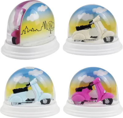 Produktbild von Schneekugel Schüttelkugel Scooter Motorroller Set Schneegestöber